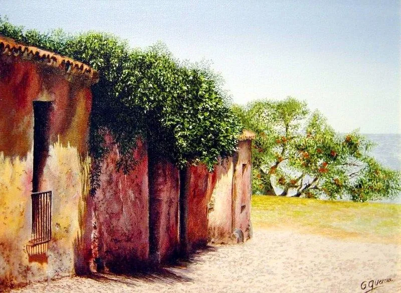 Imágenes Arte Pinturas: Paisajes realistas pintados con acrílico