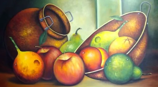 Imágenes Arte Pinturas: PINTURAS AL OLEO: BODEGONES CON FRUTAS