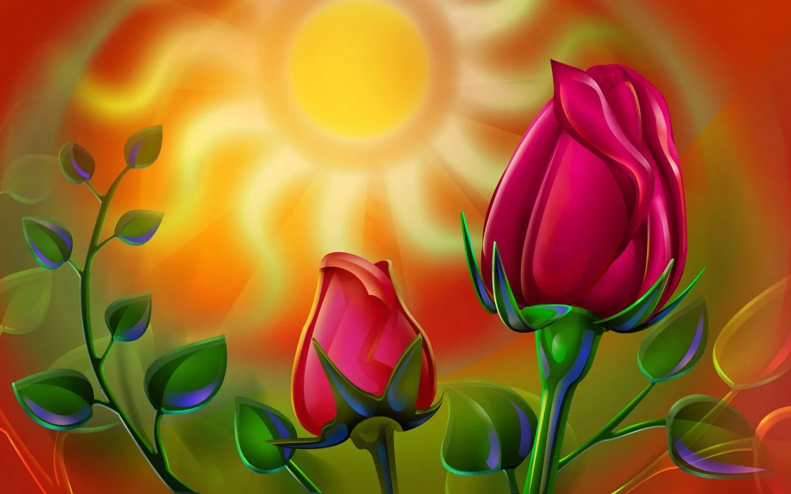 Imágenes artísticas de rosas