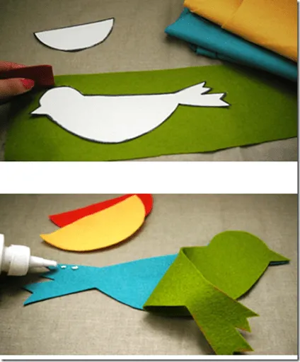 Moldes de aves en foami - Imagui