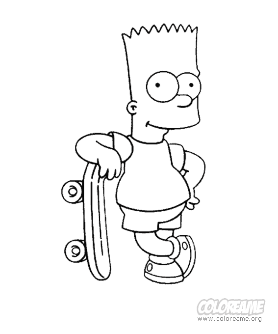 Maestra de Infantil: Dibujos para colorear de los Simpson