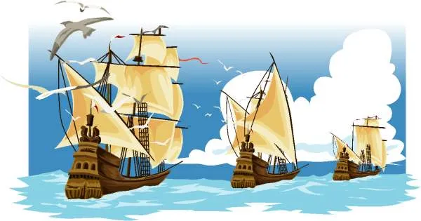 Los tres barcos de colon - Imagui
