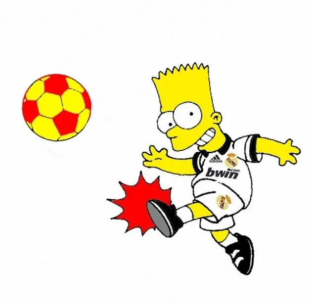 Imágenes de los Simpson jugando futbol - Imagui Imágenes de los Simpson jugando futbol - Imagui