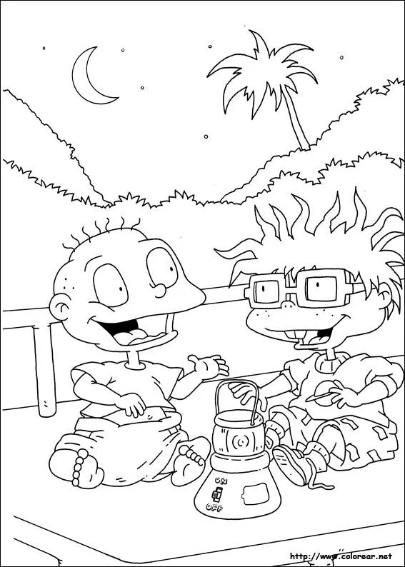 Dibujos para colorear de Rugrats - Aventuras en pañales