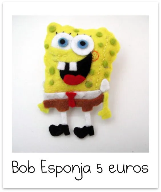 Bob esponja fieltro patrones - Imagui