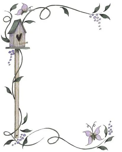 Imágenes de bordes decorativos para hojas - Imagui