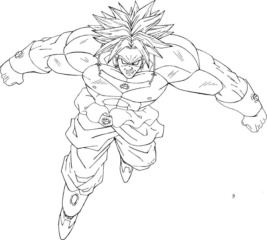 Pin Dibujos Broly Ssj 3 Photos Of Para Colorear Twiwaminenu on ...