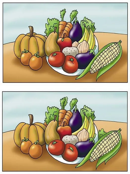 busca las 10 diferencias entre los dos dibujos con frutas algunas ... busca las 10 diferencias entre los dos dibujos con frutas algunas ...