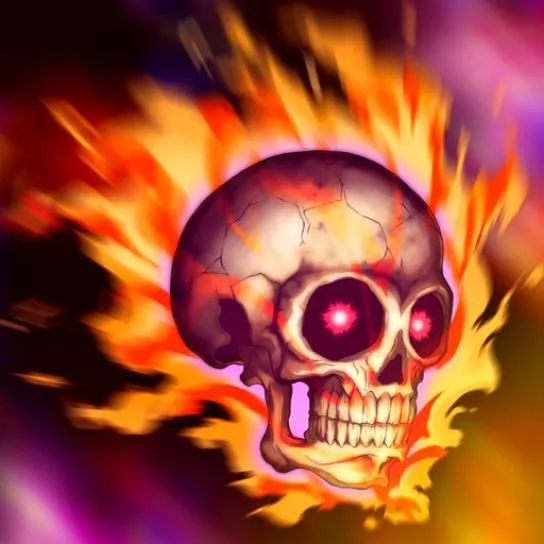 Imagenes de calaveras de fuego - Imagui