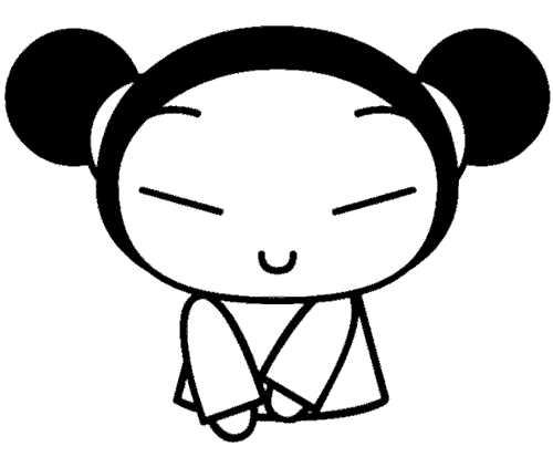 Dibujos para colorear de Pucca, Pucca Funny Love, Plantillas para ...
