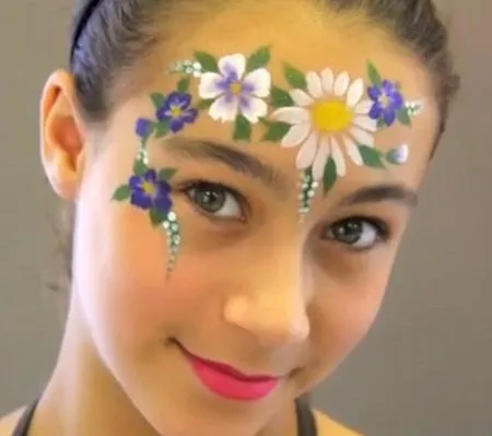 MuyVariado.com: Caritas Pintadas, Niñas, Diseño Flores MuyVariado.com: Caritas Pintadas, Niñas, Diseño Flores