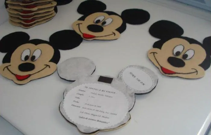 Tarjetas de souvenir para imprimir de Mickey Mouse - Imagui