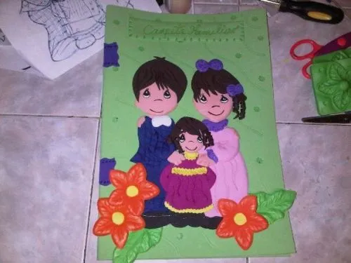 Imagenes de carpetas decoradas con foami - Imagui Imagenes de carpetas decoradas con foami - Imagui
