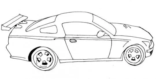 Modelos de carros para colorear - Imagui