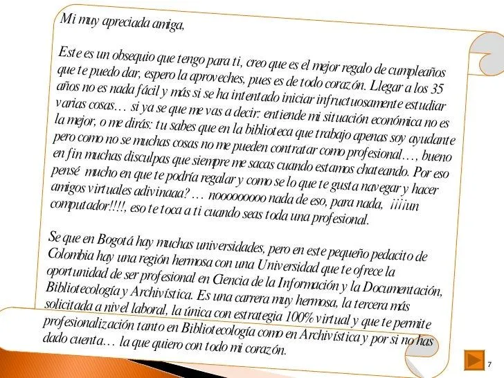 Cartas a mi mejor amiga - Imagui
