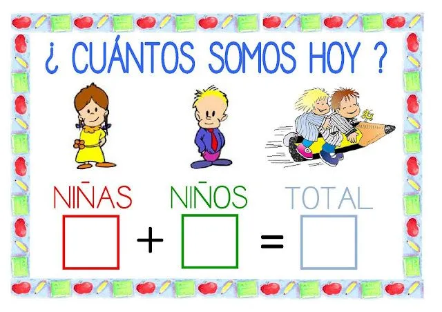 Cartel de asistencia para niños de preescolar - 7 fotos e imágenes ...