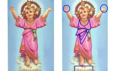 Mensajes Subliminales: Subliminales en figuras religiosas Mensajes Subliminales: Subliminales en figuras religiosas