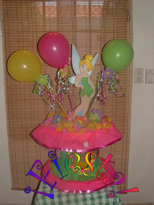 Imagenes de arreglos de centros de mesa infantiles de Tinkerbell ... Imagenes de arreglos de centros de mesa infantiles de Tinkerbell ...