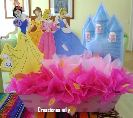 Centros de mesa para tres años de princesas - Imagui Centros de mesa para tres años de princesas - Imagui