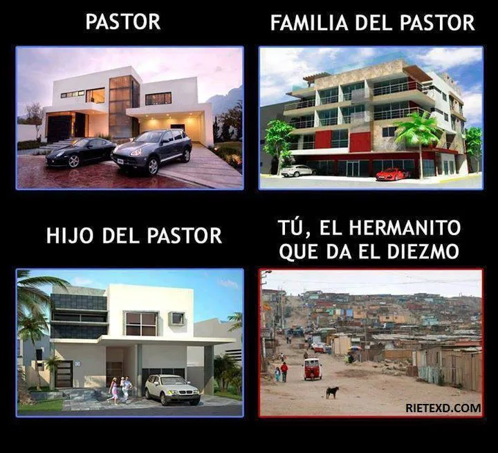 imagenes chistosas fb: comparaciones de las iglecias cristianas