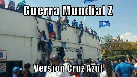 imagenes chistosas fb: Guerra Mundial z Version Cruz Azul