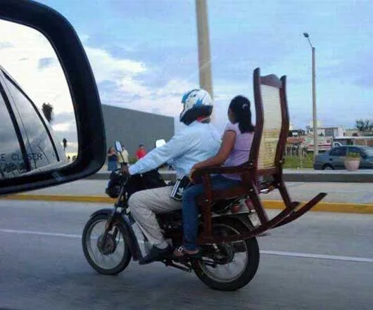 Fotos graciosas de motos