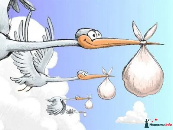 Dibujitos de cigueñas - Imagui