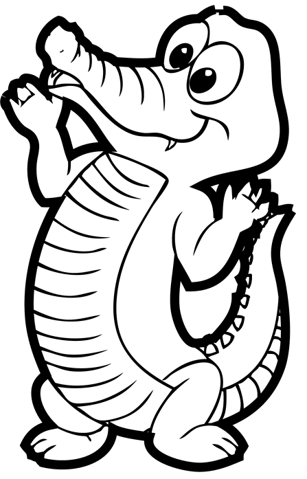 Imagenes de cocodrilos para dibujar faciles - Imagui