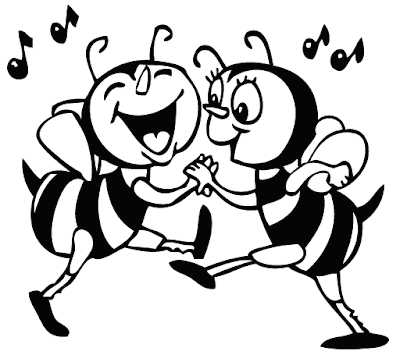 Abeja para colorear pintar - Imagui