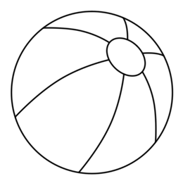 Pelota de beisbol para colorear
