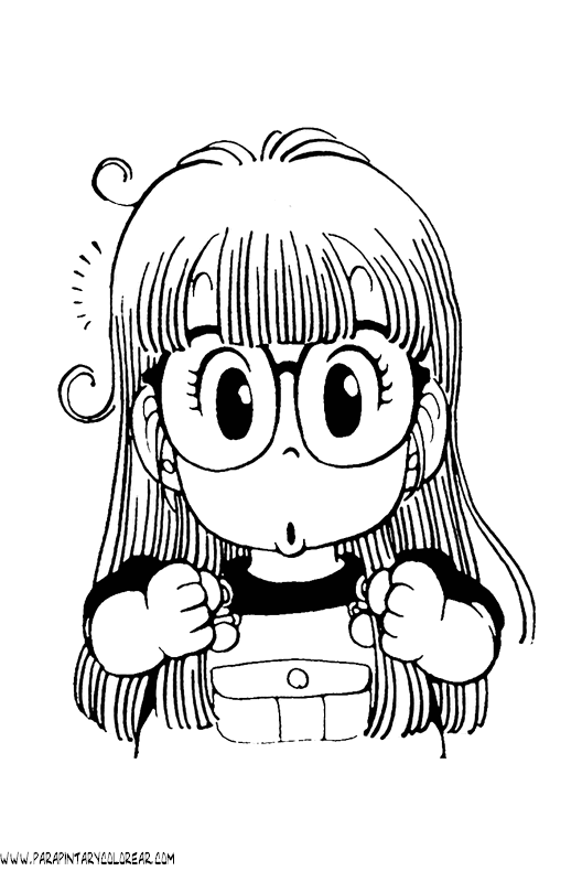 Imágenes para Colorear de Arale - Dr Slump (12 fotos) - Imagenes ... Imágenes para Colorear de Arale - Dr Slump (12 fotos) - Imagenes ...