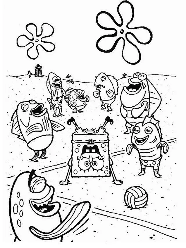 Imágenes para Colorear de Bob Esponja (16 fotos) Imágenes para Colorear de Bob Esponja (16 fotos)