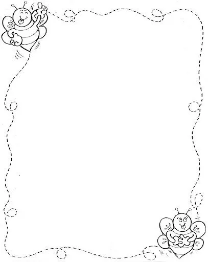 Margenes para hojas para dibujar - Imagui