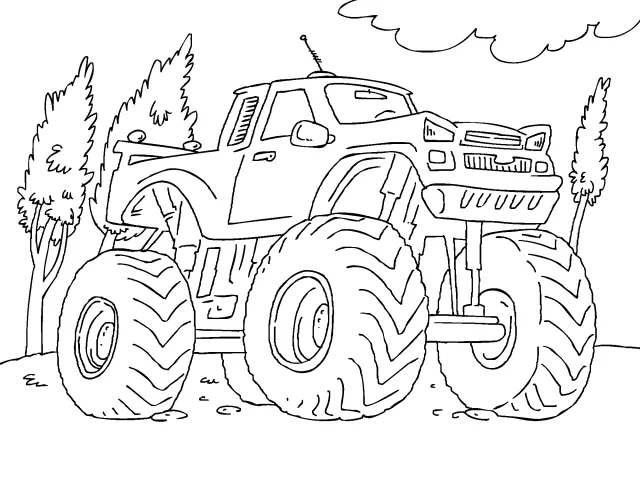 Imagenes para colorear de camionetas monstruos - Imagui Imagenes para colorear de camionetas monstruos - Imagui