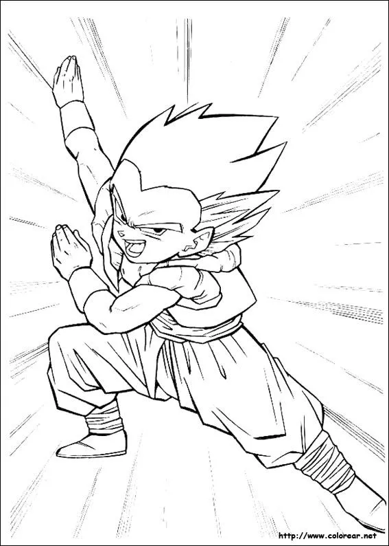 Imágenes para Colorear de Dragon Ball / Z / GT - Vol.2 (19 fotos)