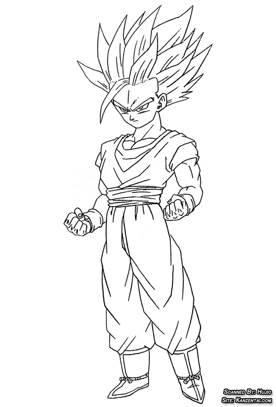 Imágenes para colorear de Dragon Ball Z muy originales | Colorear ... Imágenes para colorear de Dragon Ball Z muy originales | Colorear ...