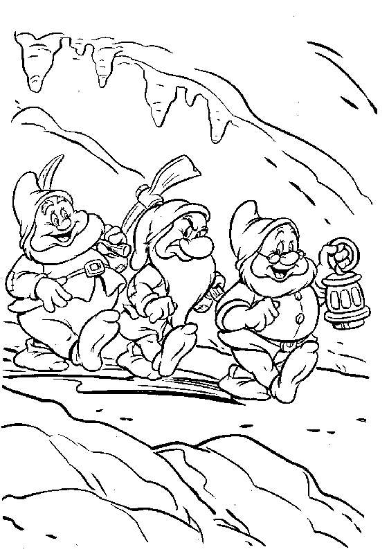 Dibujos para colorear enanos - Imagui