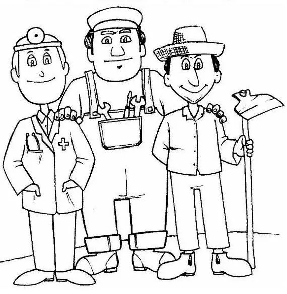 Imagenes para colorear del dia del trabajador - Imagui Imagenes para colorear del dia del trabajador - Imagui