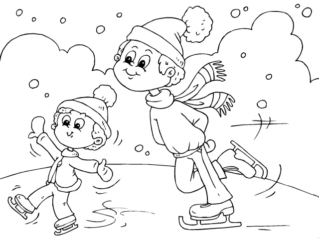 niño con pizarra Colouring Pages
