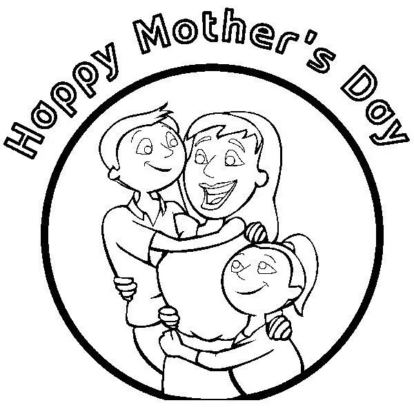 IMAGENES PARA COLOREAR SOBRE MADRE CON SU HIJO - Imagui