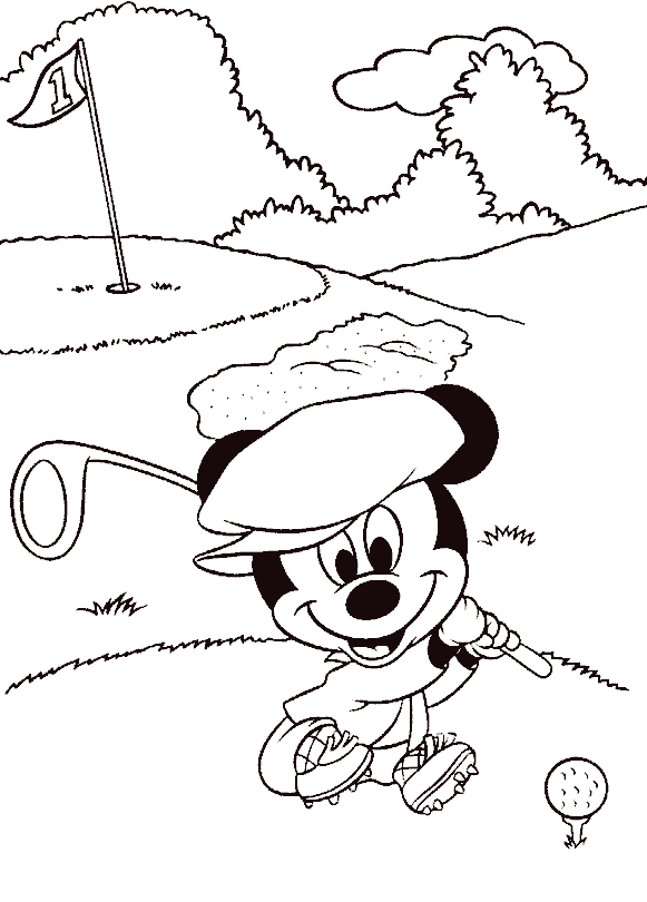 Dibujos para colorear de Mickey Mouse, Plantillas para colorear de ...