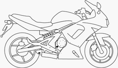 Imágenes de motos para colorear - Imagui