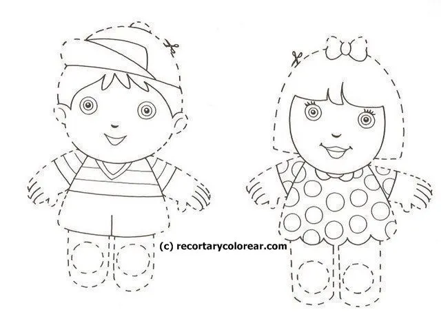 IMAGENES COLOREAR DE NIÑOS RECORTANDO - Imagui IMAGENES COLOREAR DE NIÑOS RECORTANDO - Imagui