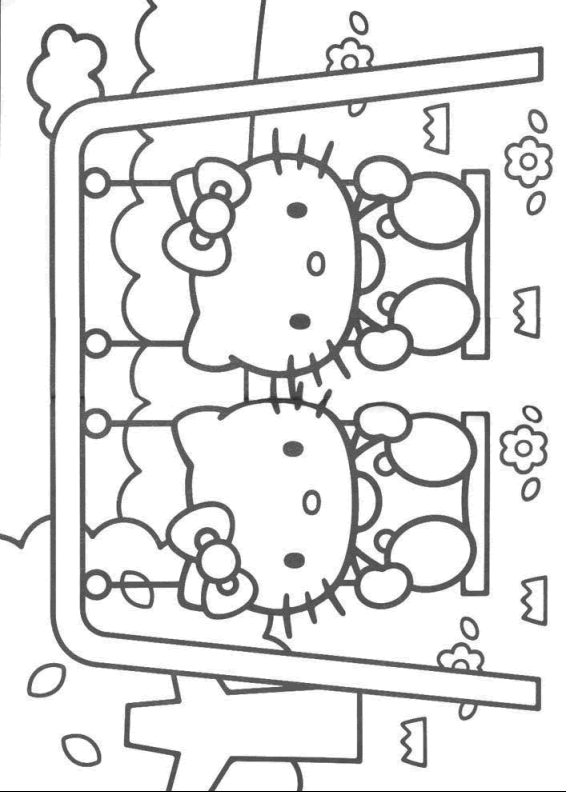 Dibujo parque para colorear - Imagui