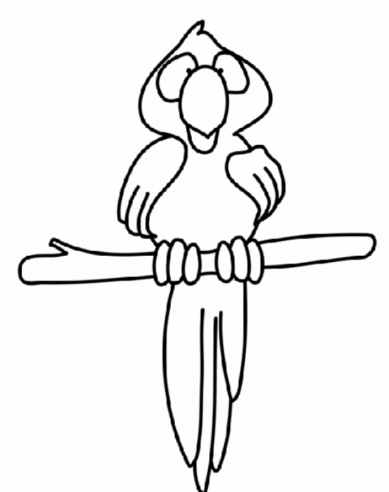 Loro dibujo facil - Imagui