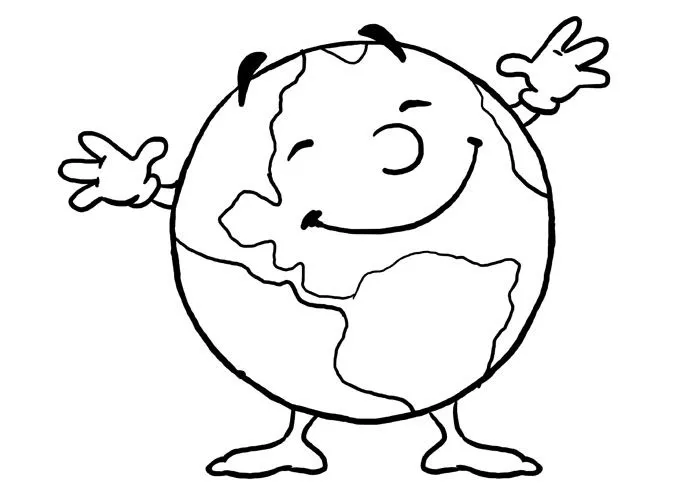 Dibujo para pintar por el dia de la tierra - Imagui Dibujo para pintar por el dia de la tierra - Imagui
