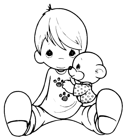PRECIOUS MOMENTS COLOREAR