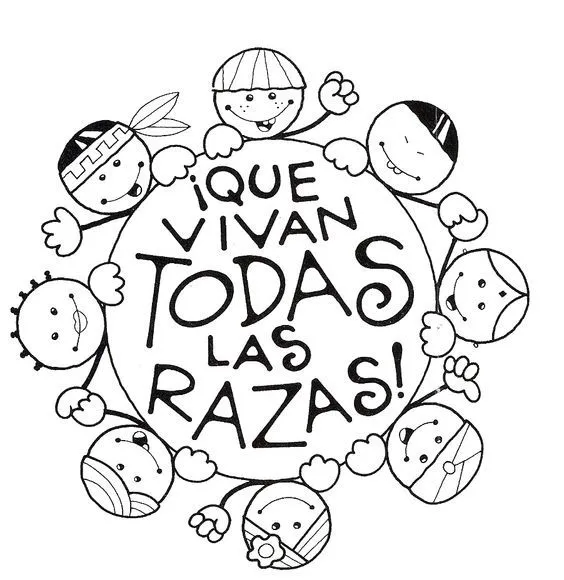 Imágenes para colorear el Día de la Raza 12 de octubre | Colorear imágenes Imágenes para colorear el Día de la Raza 12 de octubre | Colorear imágenes