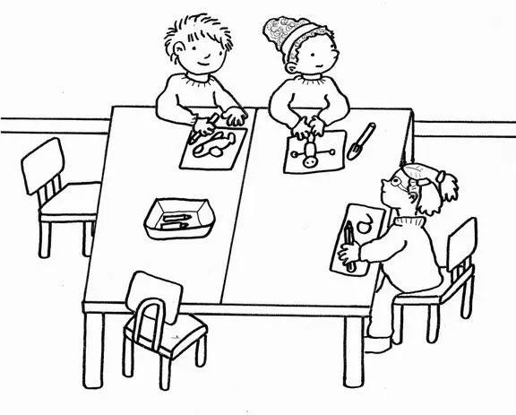 Normas en el aula para colorear - Imagui