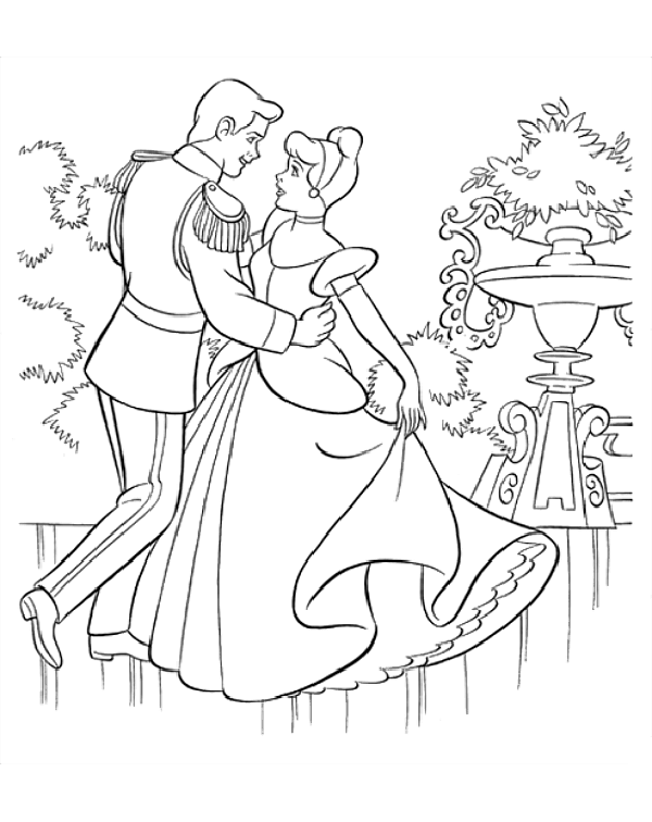Baile vals para colorear - Imagui